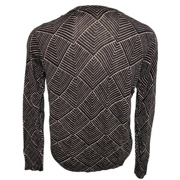 Ann Taylor LOFT‎ Black Beige Sequin Light Weight Cardigan Sz MP Medium Petite - Picture 5 of 8